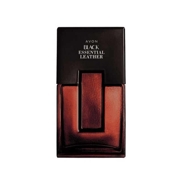 Immagine del profumo Black Essential Leather di Avon