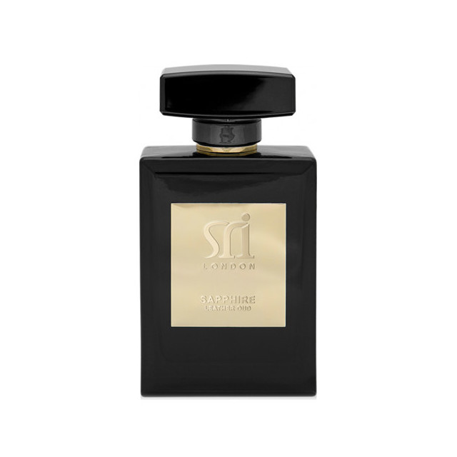Immagine del profumo Sapphire Leather Oud di Sri London