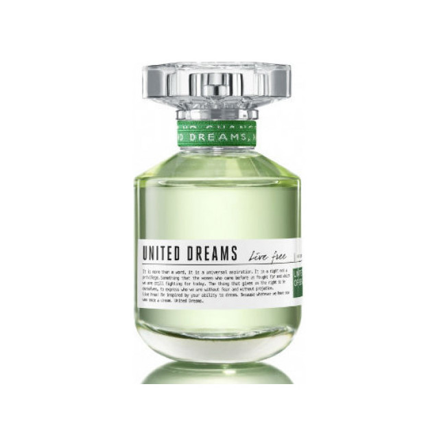 Immagine del profumo United Dreams Live Free di Benetton