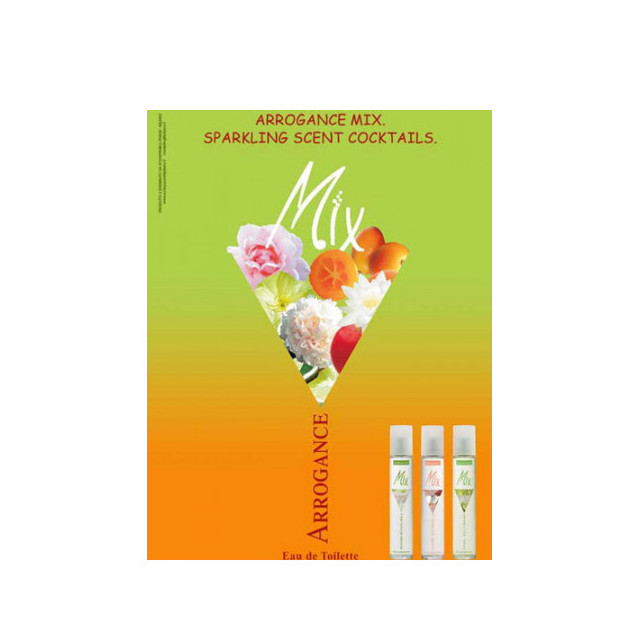 Immagine del profumo Arrogance Mix Melograno, Vite di Arrogance